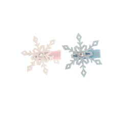 Glitter Snowflake Clip