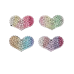 Rhinestone Heart Pop Clip