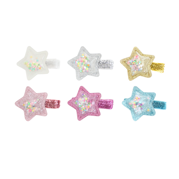Glitter Star Shaker Clip