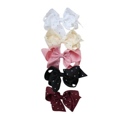 Rhinestone Grosgrain Bow