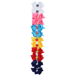 Back to School Charm Bows