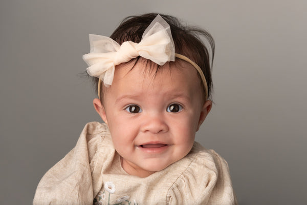 Tulle Baby Bow Headband