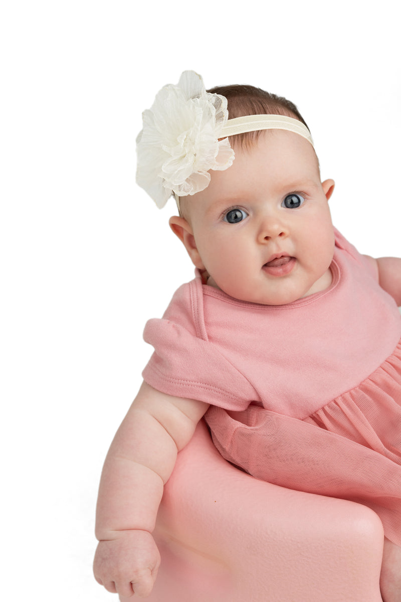 Camellia Flower Baby Headband