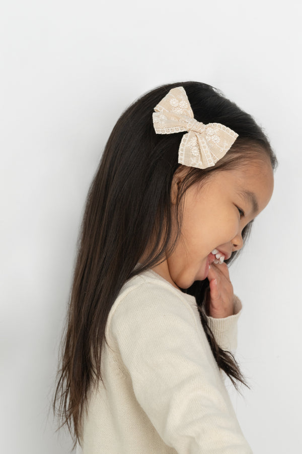 Boho Chic Lace Bow
