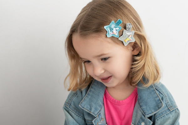 Glitter Star Shaker Clip