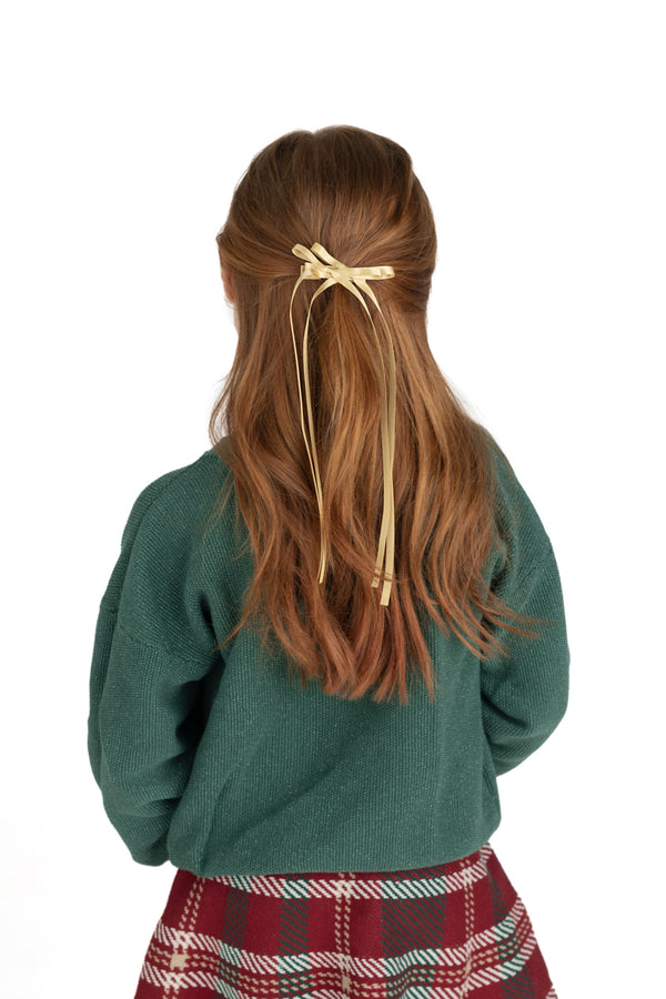 Shimmer Satin Streamer Bow