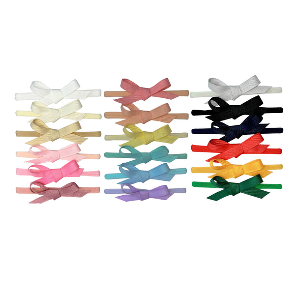 Grosgrain Shoelace Bow Headband
