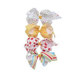 Back to School Print Bows