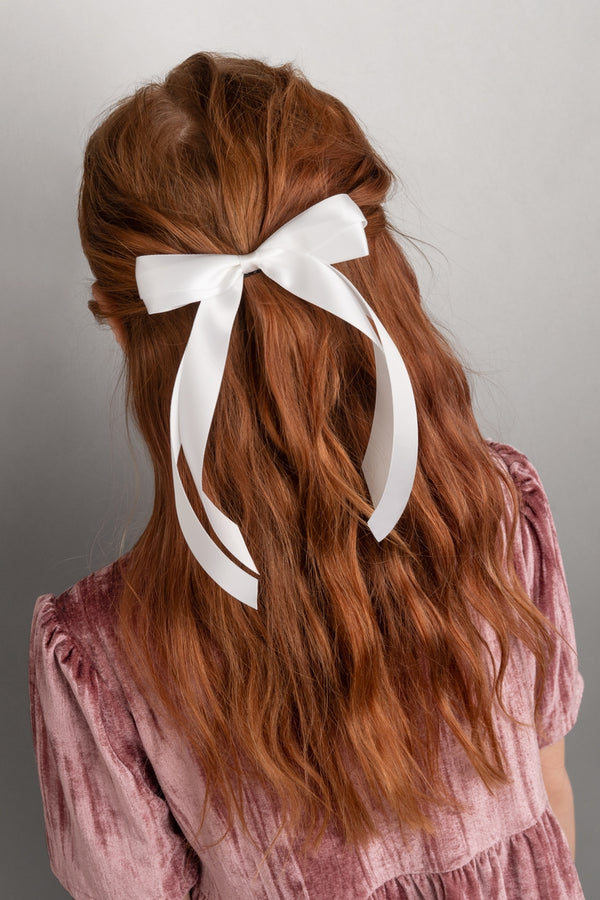 Satin Double Long Tail Bow