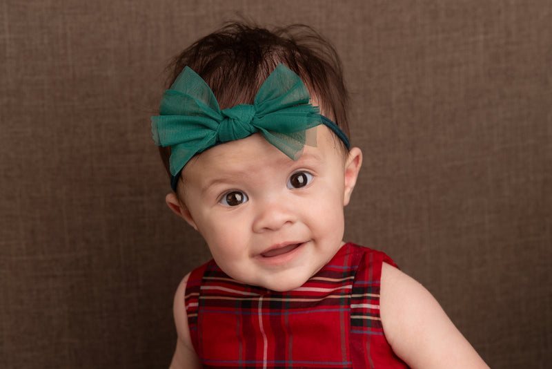 Tulle Baby Bow Headband