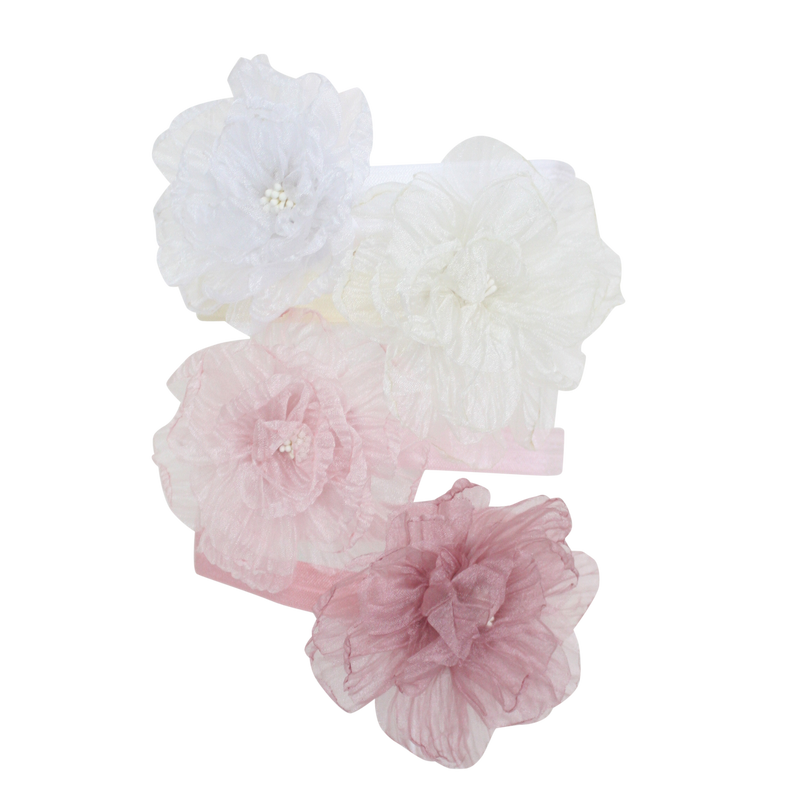 Camellia Flower Baby Headband