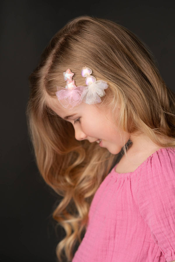 Shimmer Princess Tulle Clips