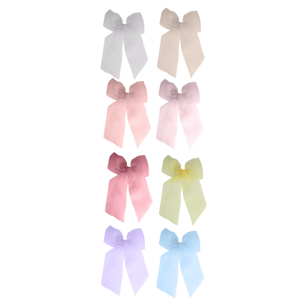 Long Tail Organdy Bow