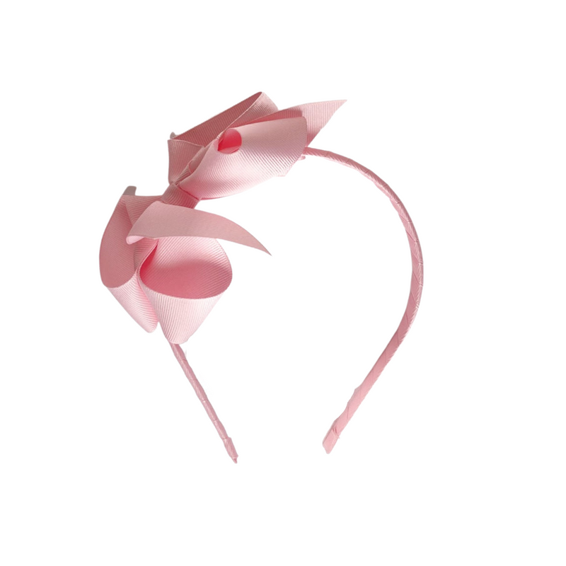 Big Bow Headband - Light Pink