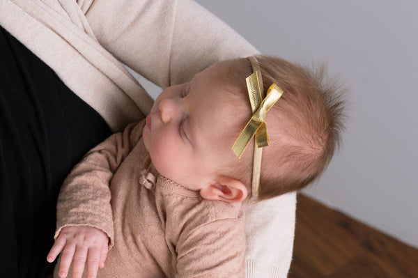 Metallic Baby Shoelace Headband