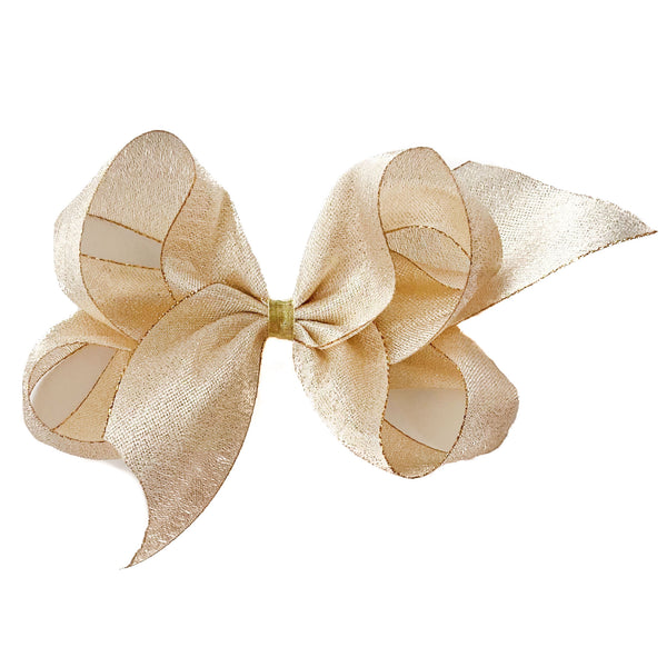 Giant Gold Twinkle Metallic Bow