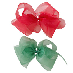 Giant Holiday Organdy Bow
