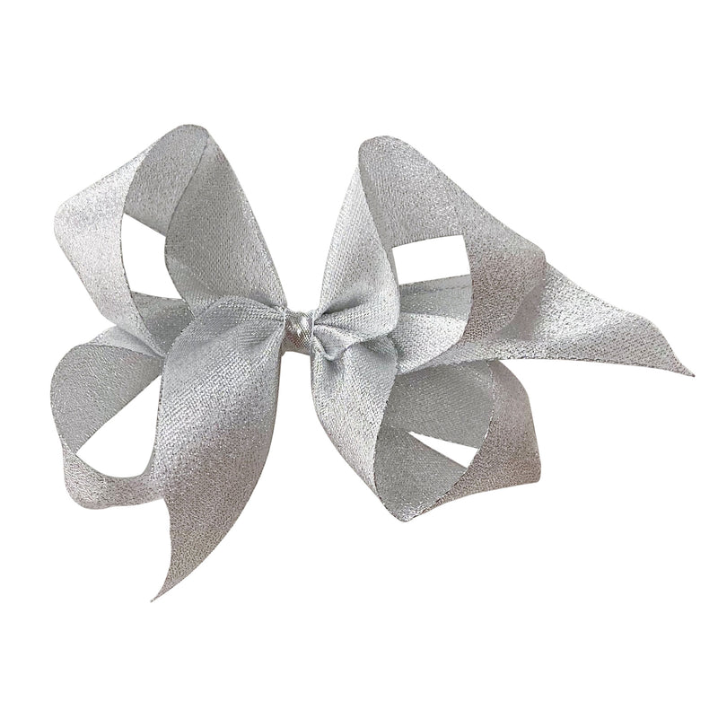 Giant Silver Twinkle Metallic Bow