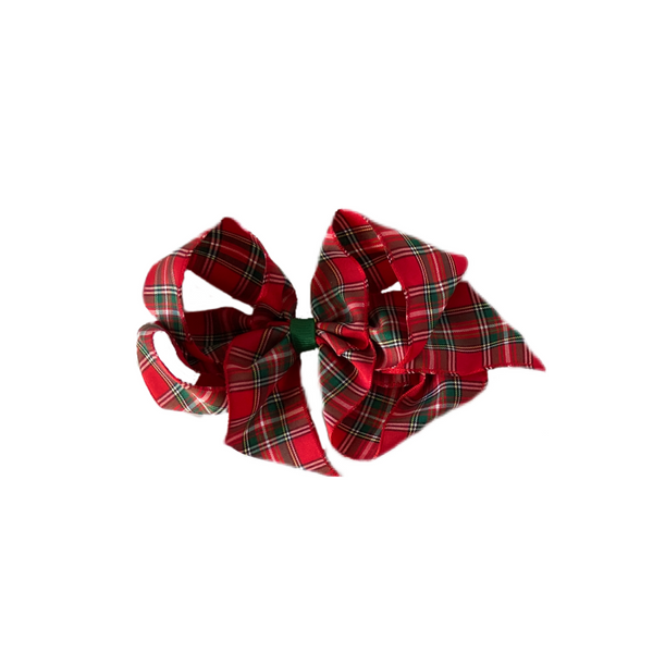 Big Holiday Plaid Bow