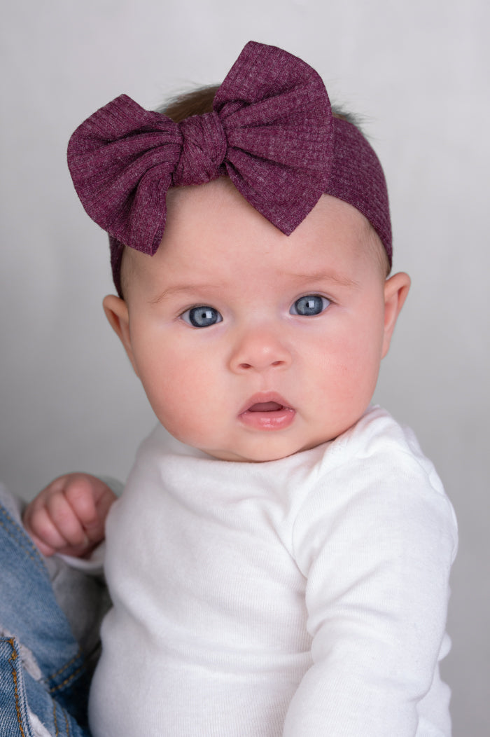Heathered Baby Headband – Bows Arts