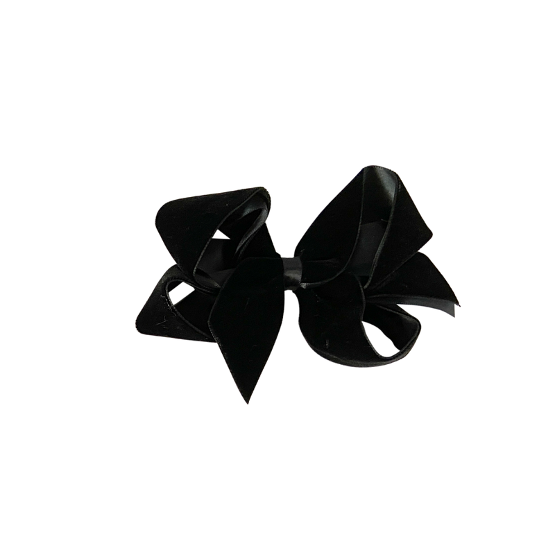 Big Black Velvet Bow