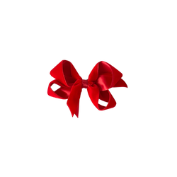Small Red Velvet Bow