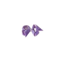 Toddler Lilac Velvet Bow