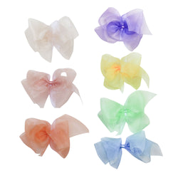 Giant Organdy Bow Spring Colors