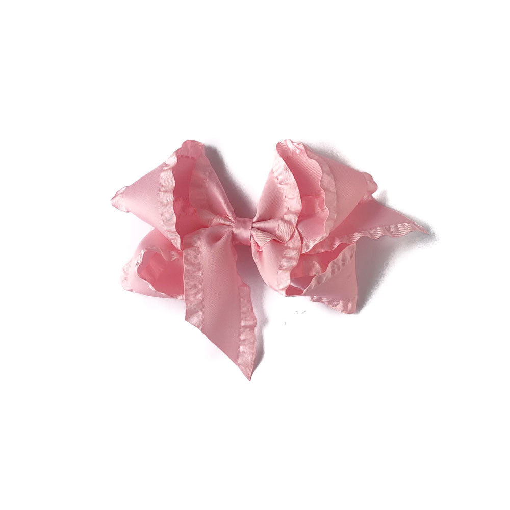 Big Ruffle Satin Bow