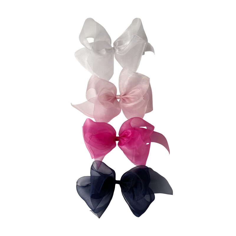 Giant Organdy Bow Classic Colors